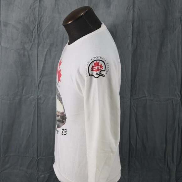 Vintage CFL Sweater - Grey Cup 1983 - Men's Medium - Picture 4 of 8